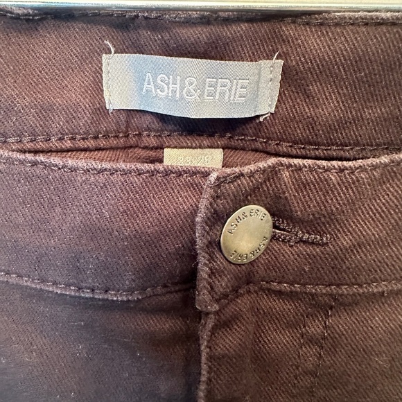 Ash & Erie Men’s Jeans Size 33x28 Black Straight Leg Stretch Denim - Picture 2 of 7